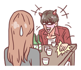 AsB - 122 Soju Friends (Comic Reaction) sticker #11600259