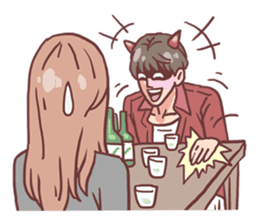 AsB - 122 Soju Friends (Comic Reaction) sticker #11600259