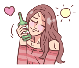 AsB - 122 Soju Friends (Comic Reaction) sticker #11600260