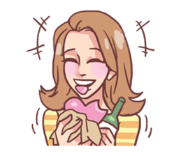 AsB - 122 Soju Friends (Comic Reaction) sticker #11600263