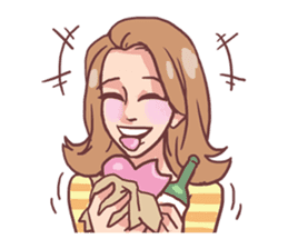 AsB - 122 Soju Friends (Comic Reaction) sticker #11600263