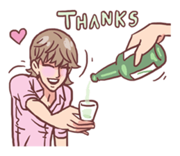 AsB - 122 Soju Friends (Comic Reaction) sticker #11600265