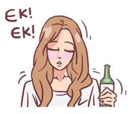 AsB - 122 Soju Friends (Comic Reaction) sticker #11600270