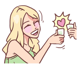 AsB - 122 Soju Friends (Comic Reaction) sticker #11600272