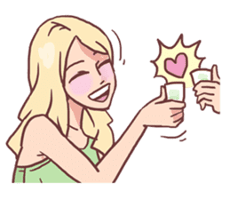 AsB - 122 Soju Friends (Comic Reaction) sticker #11600272