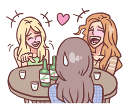 AsB - 122 Soju Friends (Comic Reaction) sticker #11600274