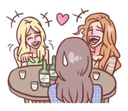 AsB - 122 Soju Friends (Comic Reaction) sticker #11600274