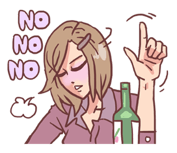 AsB - 122 Soju Friends (Comic Reaction) sticker #11600278