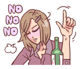 AsB - 122 Soju Friends (Comic Reaction) sticker #11600278