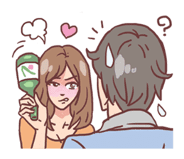 AsB - 122 Soju Friends (Comic Reaction) sticker #11600281