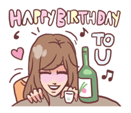 AsB - 122 Soju Friends (Comic Reaction) sticker #11600282