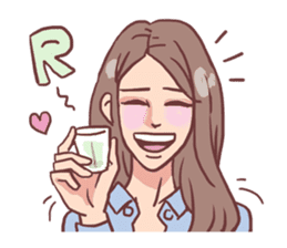 AsB - 122 Soju Friends (Comic Reaction) sticker #11600285