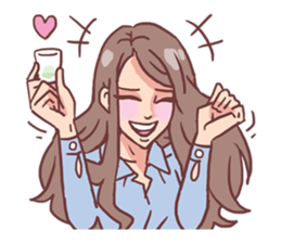 AsB - 122 Soju Friends (Comic Reaction) sticker #11600286