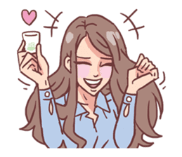 AsB - 122 Soju Friends (Comic Reaction) sticker #11600286