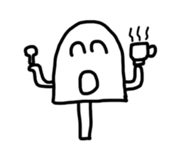 Transparent iced lolly sticker #11600337