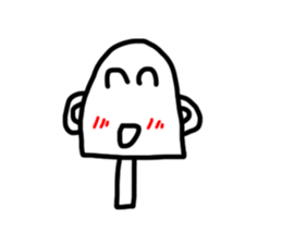 Transparent iced lolly sticker #11600342