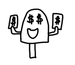 Transparent iced lolly sticker #11600354