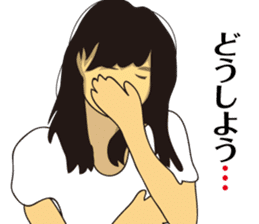 President of a cat, lady and angel sticker #11600593