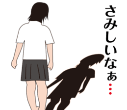 President of a cat, lady and angel sticker #11600596