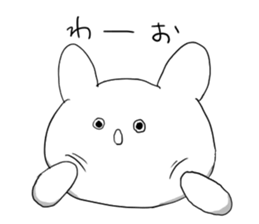 live freely rabbit and cat3. sticker #11601576