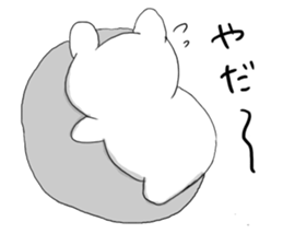 live freely rabbit and cat3. sticker #11601582