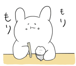 live freely rabbit and cat3. sticker #11601583