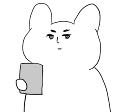 live freely rabbit and cat3. sticker #11601590