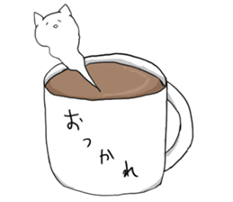 live freely rabbit and cat3. sticker #11601600