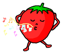 Strawberry ichigo of the hard worker sticker #11602132
