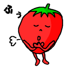 Strawberry ichigo of the hard worker sticker #11602135