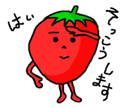Strawberry ichigo of the hard worker sticker #11602136