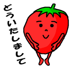 Strawberry ichigo of the hard worker sticker #11602139
