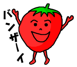 Strawberry ichigo of the hard worker sticker #11602141