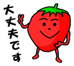 Strawberry ichigo of the hard worker sticker #11602148