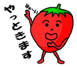 Strawberry ichigo of the hard worker sticker #11602150