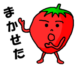 Strawberry ichigo of the hard worker sticker #11602153