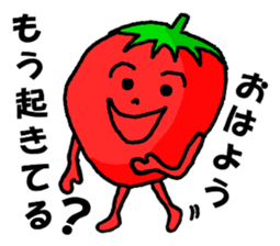 Strawberry ichigo of the hard worker sticker #11602154