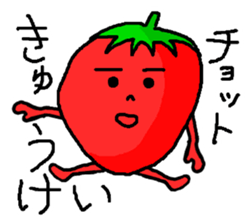 Strawberry ichigo of the hard worker sticker #11602156