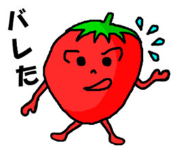Strawberry ichigo of the hard worker sticker #11602161