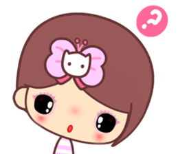 The cute beauty of flower 2 sticker #11602880