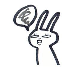 pet peeve rabbit5 sticker #11603663