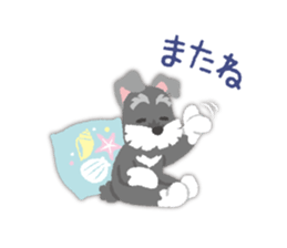 Tuna of Schnauzer 8 Summer sticker #11603834