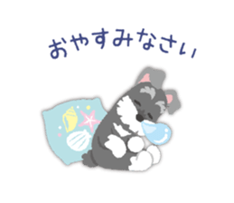 Tuna of Schnauzer 8 Summer sticker #11603835