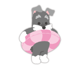 Tuna of Schnauzer 8 Summer sticker #11603844