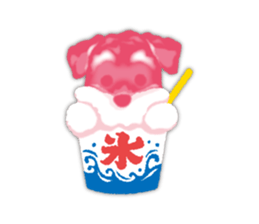 Tuna of Schnauzer 8 Summer sticker #11603847