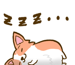 Naughty Corgi 1 sticker #11604570
