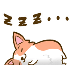 Naughty Corgi 1 sticker #11604570