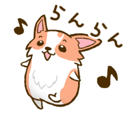 Naughty Corgi 1 sticker #11604580