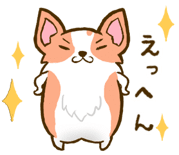 Naughty Corgi 1 sticker #11604590