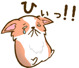 Naughty Corgi 1 sticker #11604600